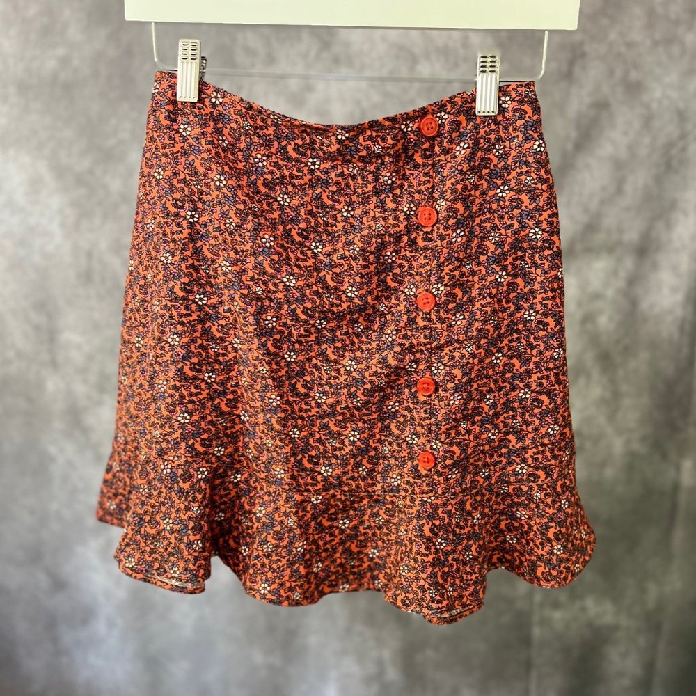 BOG Collective Floral Mini Skirt